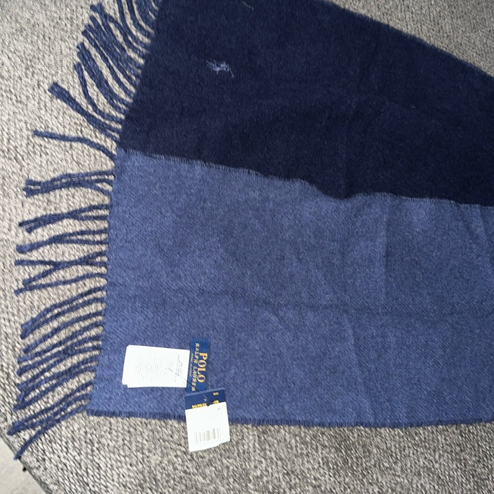 Scarf - Polo Ralph Lauren | Reversible Navy/Blue Scarf | one-size